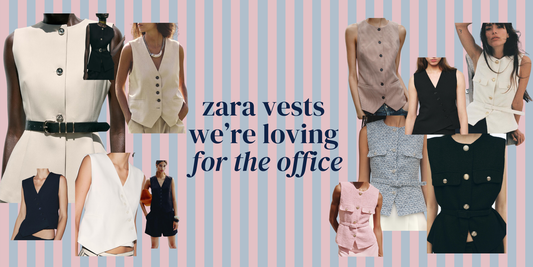 zara vests we're loving for the office