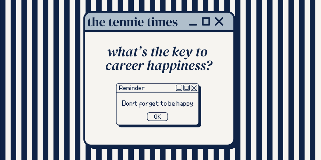 what's the key to career happiness?