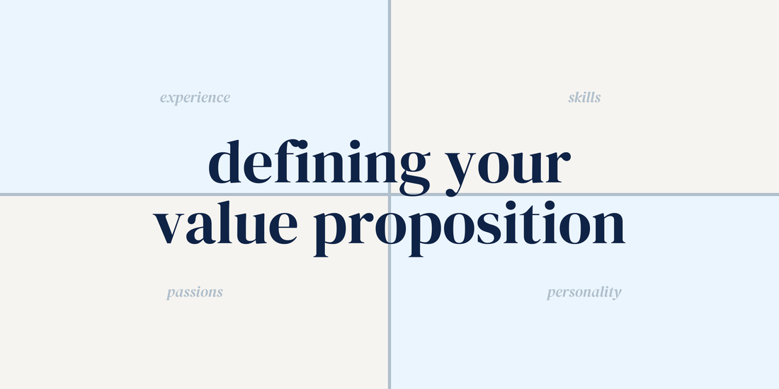 defining your value proposition